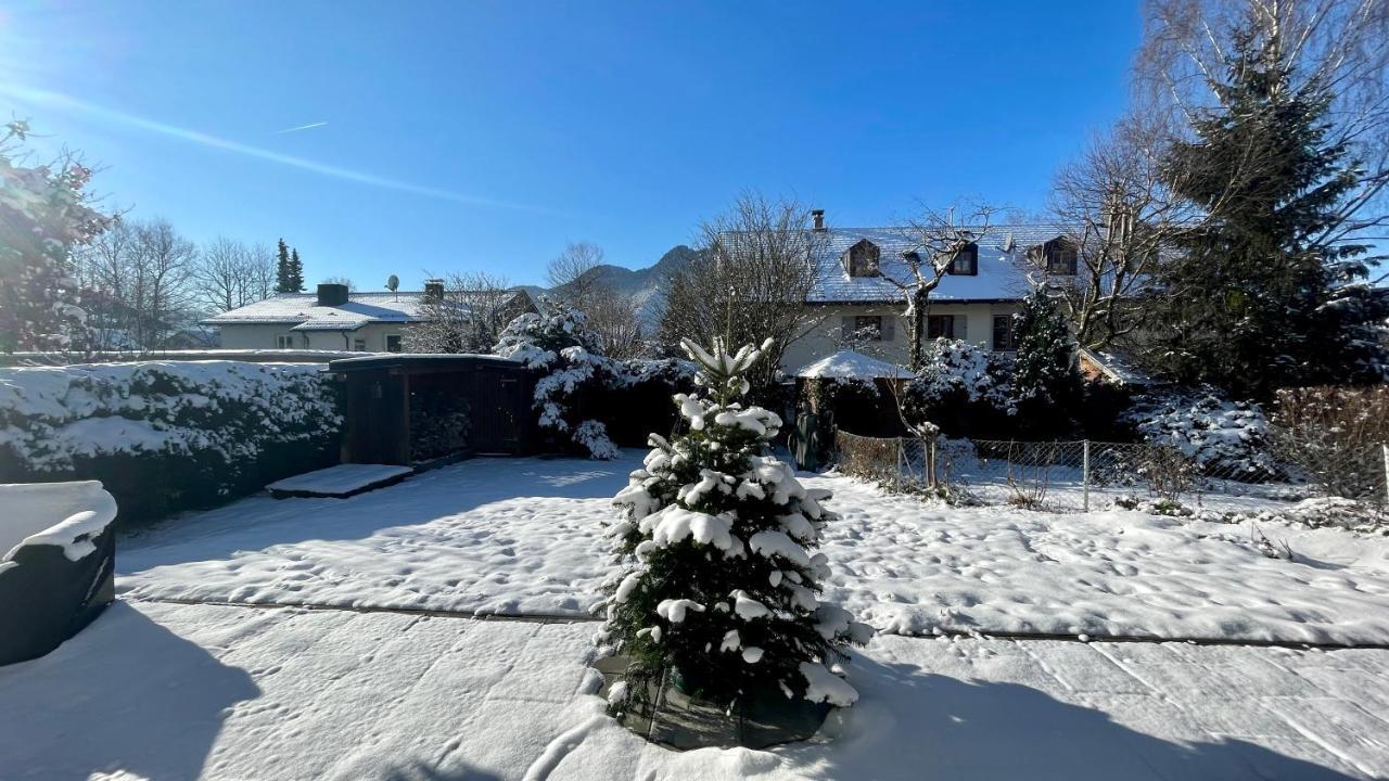Large Holiday Apartment With Sauna, Terrace, Garden And Open Fireplace Lenggries Εξωτερικό φωτογραφία